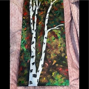 Self Painted- Oil and Acrylic- “NH Trees”
